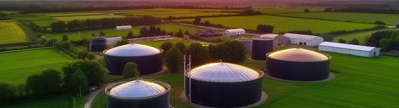 Process illumination in biogas plant in Denmark 