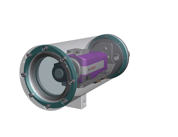 BOSCH Dinion IP5000HD in ex-d camera enclosure BOSCH Dinion IP5000HD in ex-d camera enclosure